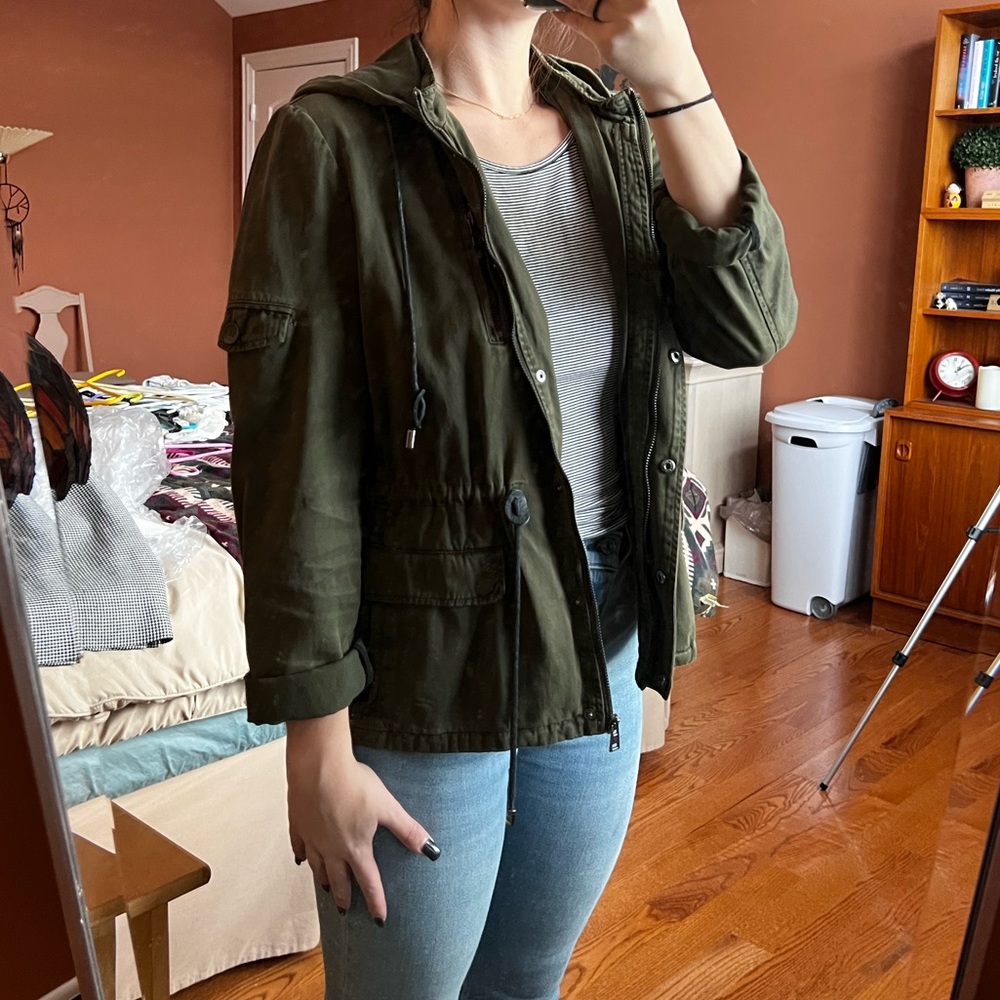Green Cargo Jacket - image 2